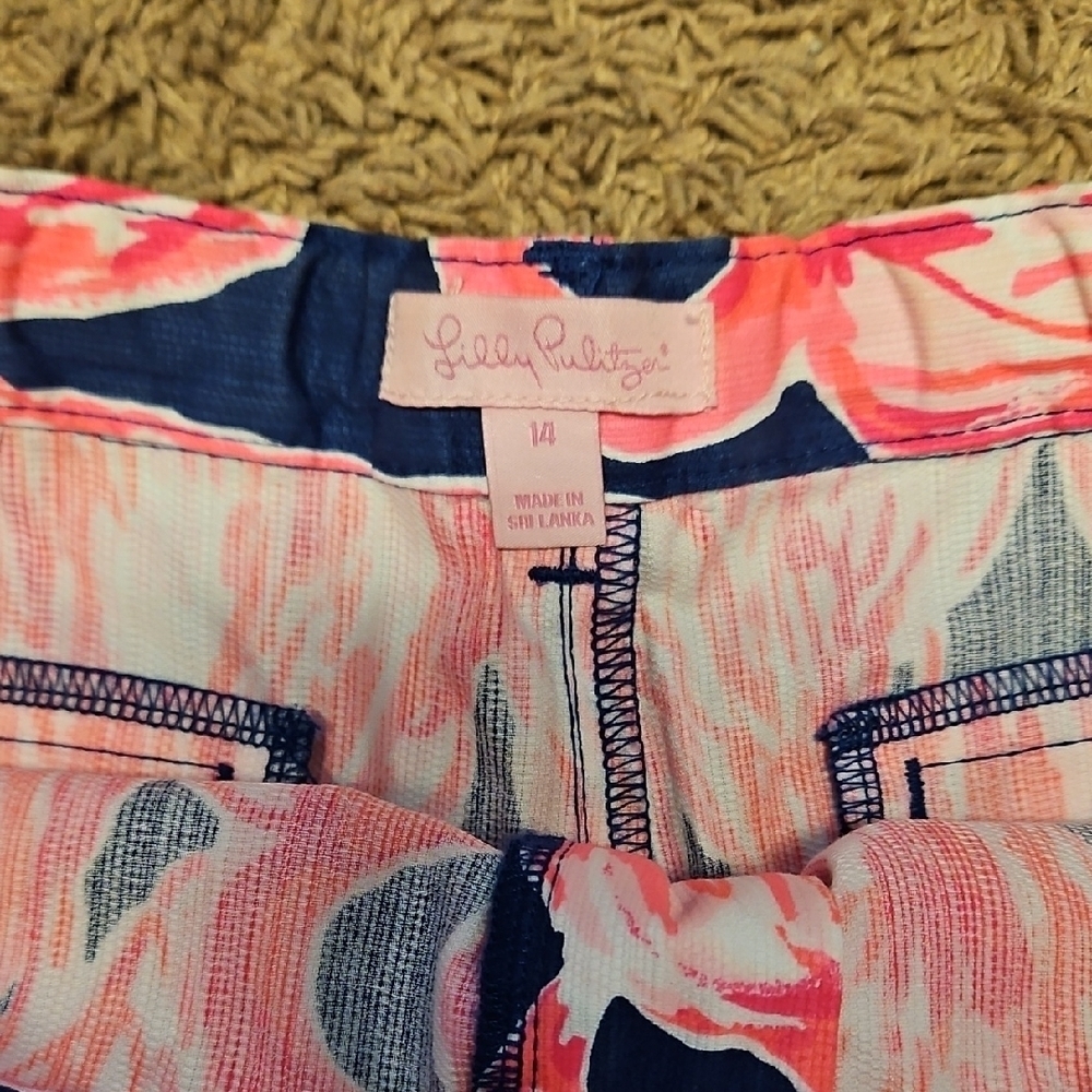 Lilly Pulitzer Girls Callahan Shorts - Picture 2 of 5